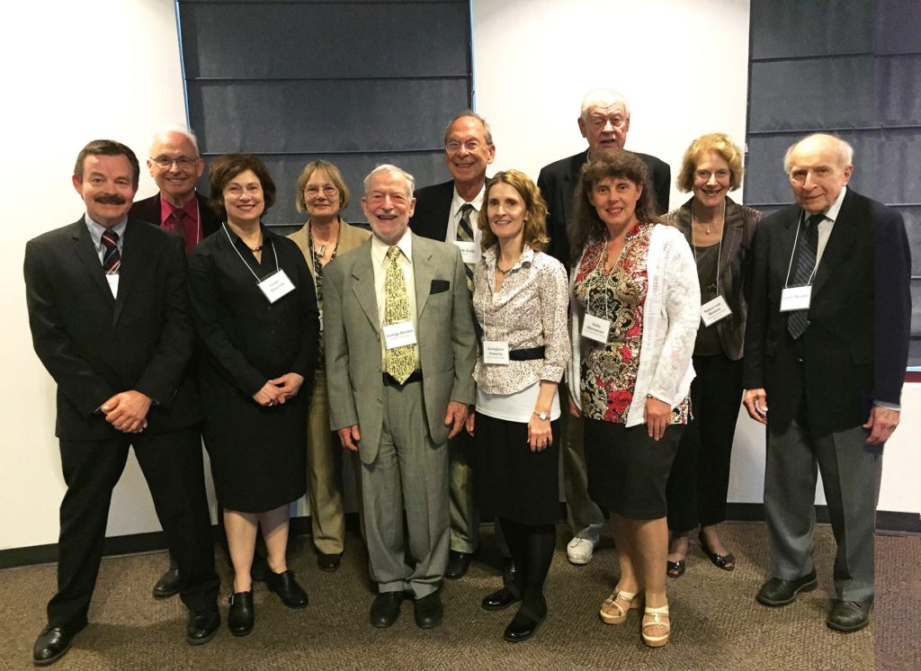 MAP Presidents past and present at MAPs' 50th anniversary dinner in 2016.